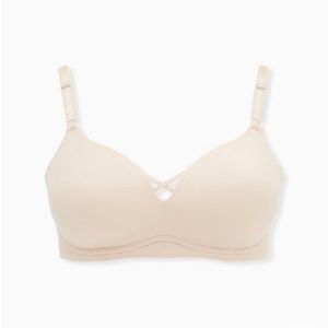 Torrid Curve Wire Free Push Up Plunge bra.